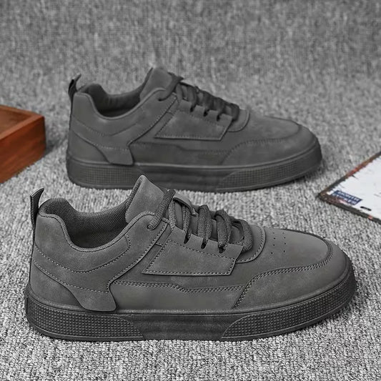 Lage sneakers met ronde neus