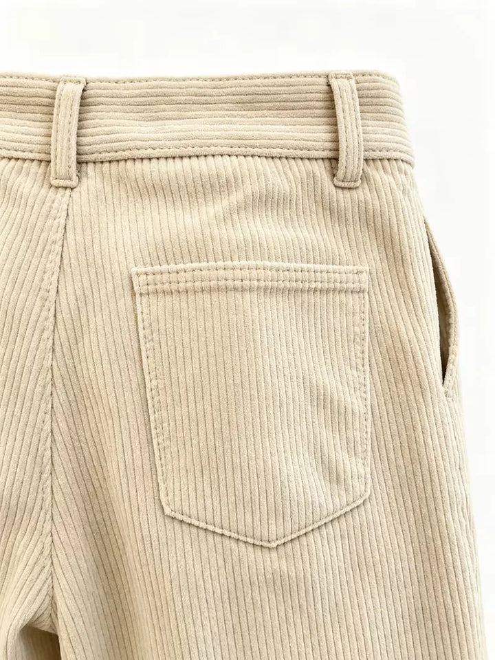 Pantalons corduroy straight leg
