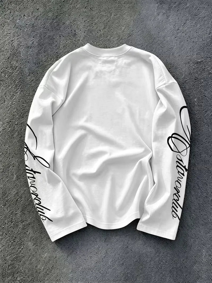Longsleeve met crew neckline