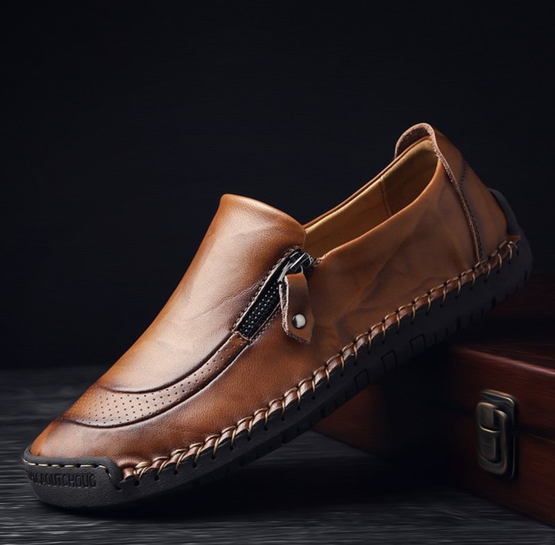 Daan | Klassieke leren herenschoenen in de kleur Zwart voor heren in Heritage stijl geschikt voor alle seizoenen.