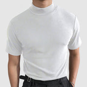 Daan | Luxueus Stretch Katoenen T-shirt voor Heren