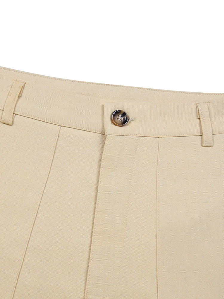 Daan | Stijlvolle potloodbroek voor heren in de kleur Khaki voor heren in stijl ideaal voor de lente.