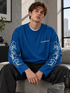 Longsleeve met crew neckline