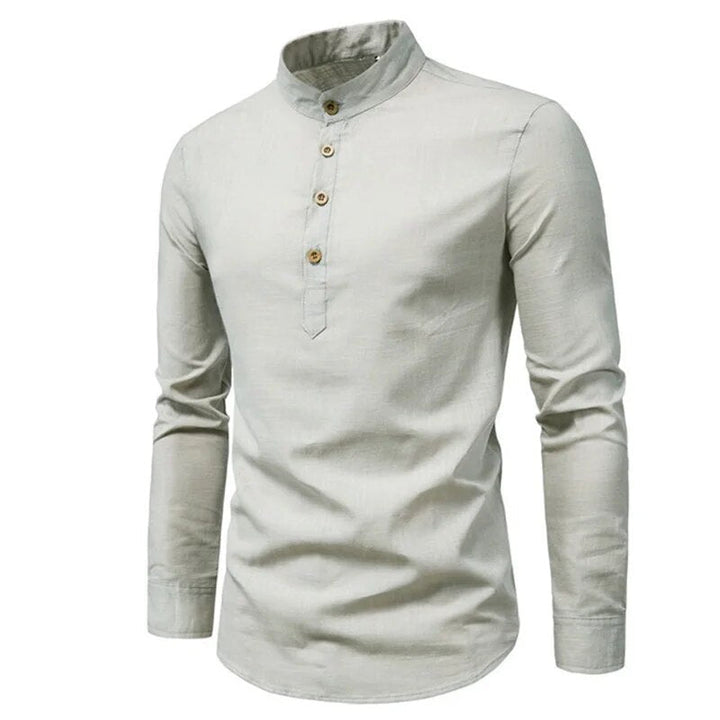 Daniel | Stijlvol heren overhemd in de kleur Grijs voor heren in stijl ideaal voor de herfst.