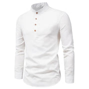 Daniel | Stijlvol heren overhemd in de kleur Wit voor heren in stijl ideaal voor de herfst.