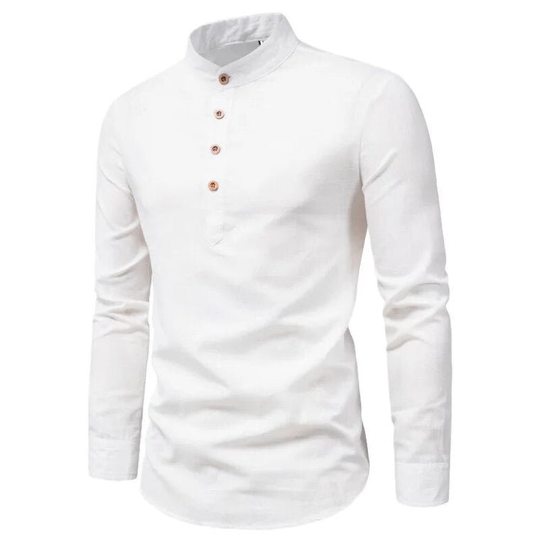 Daniel | Stijlvol heren overhemd in de kleur Wit voor heren in stijl ideaal voor de herfst.