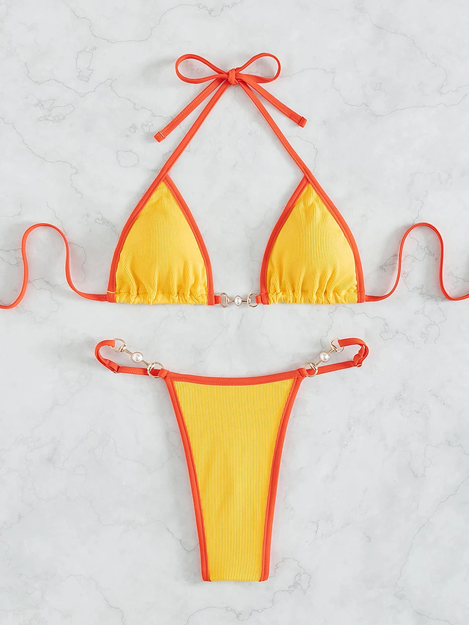 Dante | Braziliaanse & stijlvolle bikini in de kleur Fuchsia voor dames in Beach stijl ideaal voor de zomer.