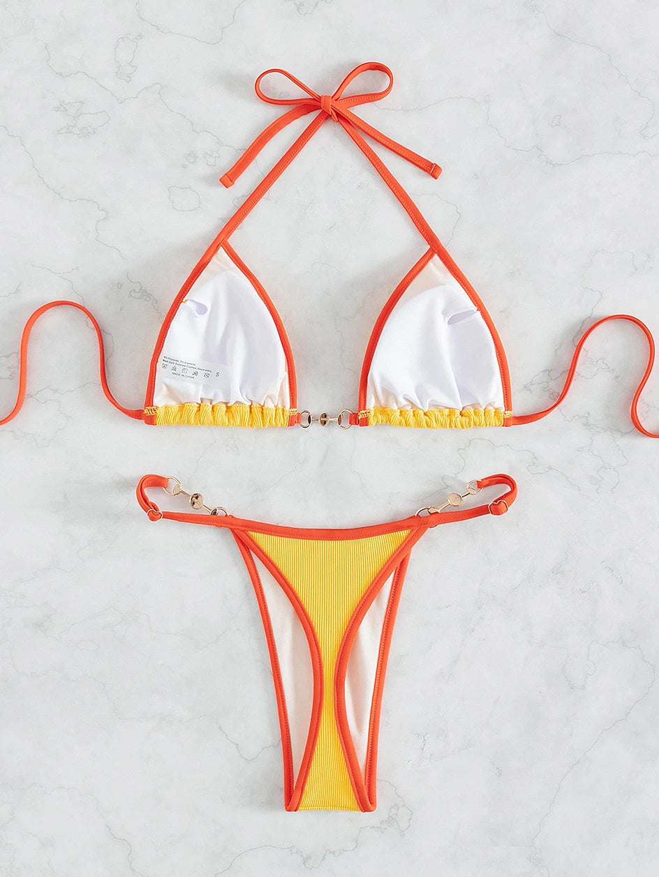 Dante | Braziliaanse & stijlvolle bikini in de kleur Fuchsia voor dames in Beach stijl ideaal voor de zomer.