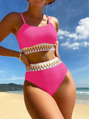 Dante | Stijlvolle & sexy fleur bikini in de kleur Roze voor dames in Beach stijl ideaal voor de zomer.