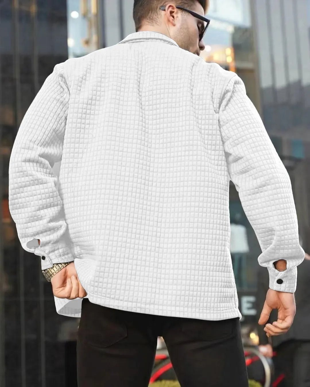 Davy | Elegant vest voor mannen in de kleur Zwart voor heren in stijl geschikt voor alle seizoenen.