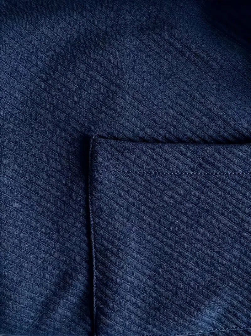 Blazer met gebreide structuur