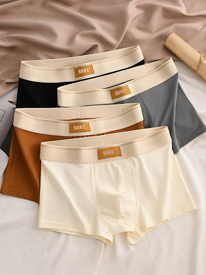 4-pack Heren Boxershorts van Ademend Katoen - Stijlvol en Comfortabel