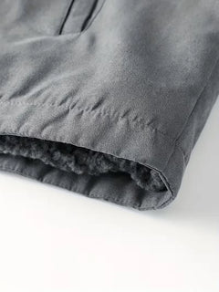 Puffer jacket met plush lining