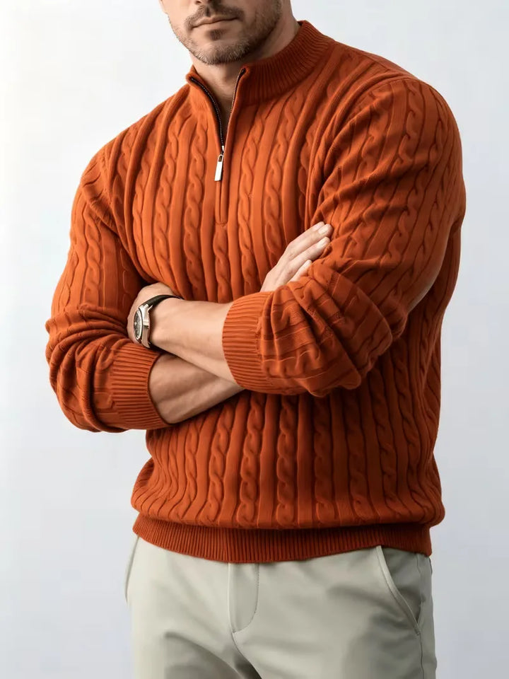 Kabeltrui met half-zip