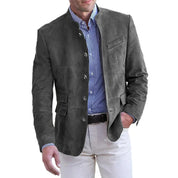 Dennis | Tijdloze colbertjas voor mannen in de kleur Grijs voor heren in stijl ideaal voor de herfst.