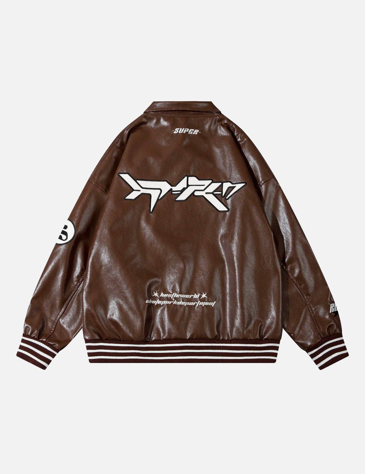 Dennis | Vintage Leren Skatepark Jack in de kleur Zwart voor heren in Heritage stijl geschikt voor alle seizoenen.