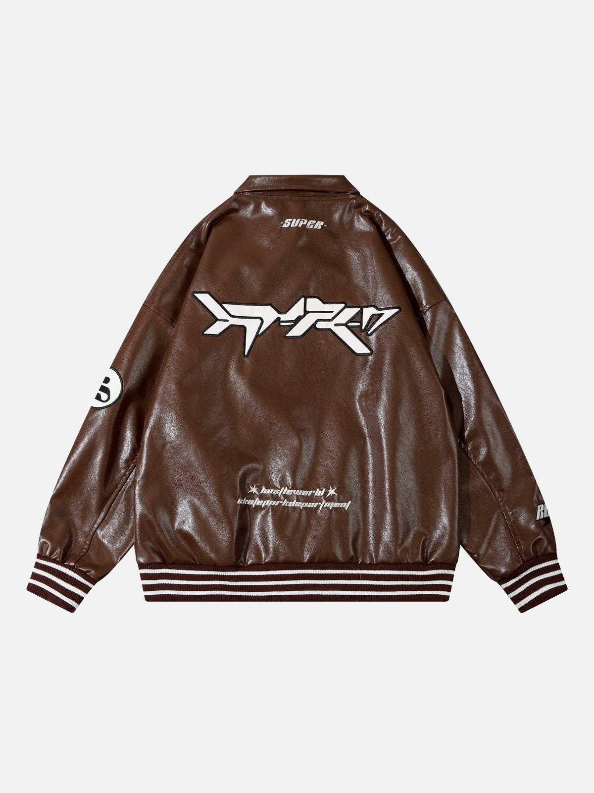 Dennis | Vintage Leren Skatepark Jack in de kleur Zwart voor heren in Heritage stijl geschikt voor alle seizoenen.