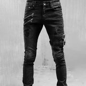 Derrick | Stijlvolle Denimbroek in de kleur Zwart voor heren in Heritage stijl geschikt voor alle seizoenen.