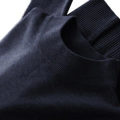 Slim fit trui met mock neck