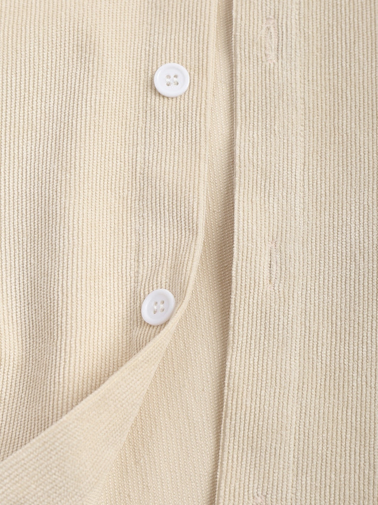 Dexter | Zomerse corduroy set in de kleur Beige voor heren in stijl ideaal voor de zomer.