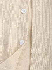 Dexter | Zomerse corduroy set in de kleur Beige voor heren in stijl ideaal voor de zomer.