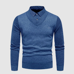 Diam | luxe comfortabele herentrui in de kleur Grijs voor heren in stijl ideaal voor de herfst.