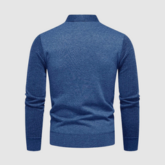 Diam | luxe comfortabele herentrui in de kleur Grijs voor heren in stijl ideaal voor de herfst.
