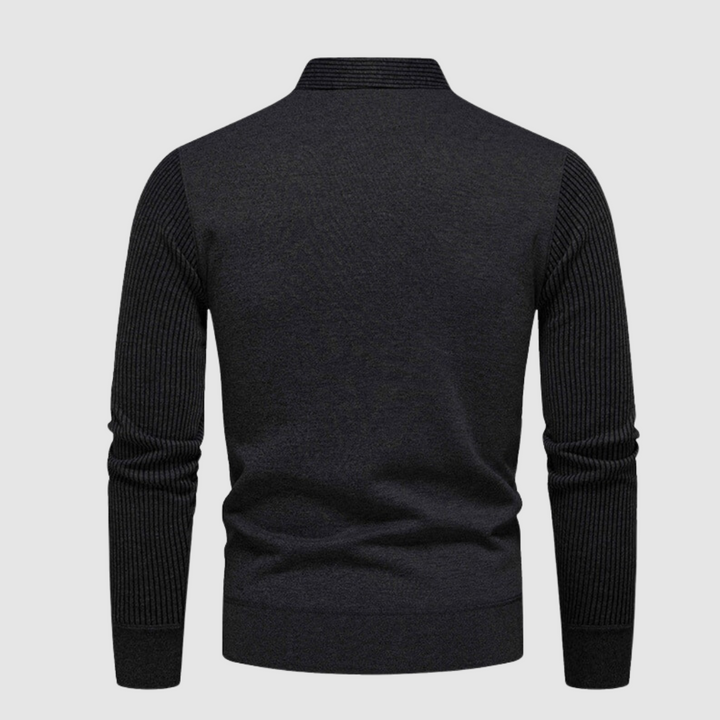 Diam | luxe comfortabele herentrui in de kleur Grijs voor heren in stijl ideaal voor de herfst.