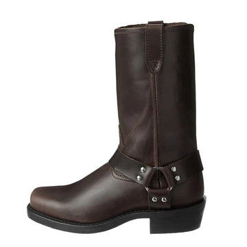 Dirk | Heren gesp riem cowboy laarzen in de kleur Donkerbruin voor heren in stijl ideaal voor de herfst.