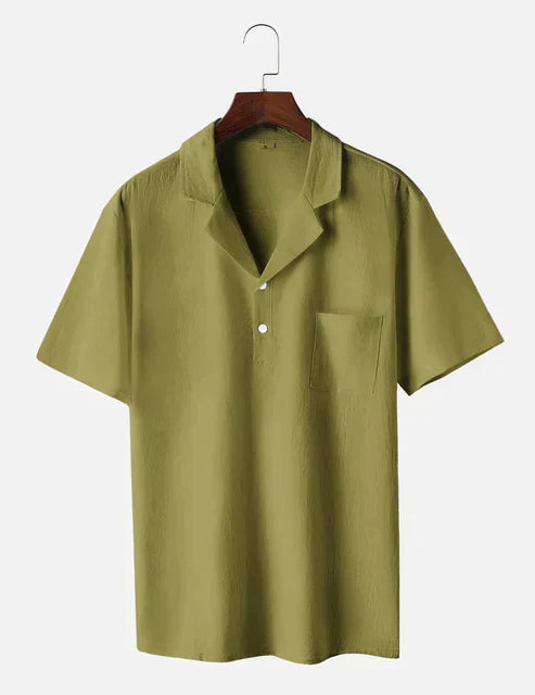 Dirk | Stijlvol Herenoverhemd in de kleur Groen voor heren in stijl ideaal voor de lente.