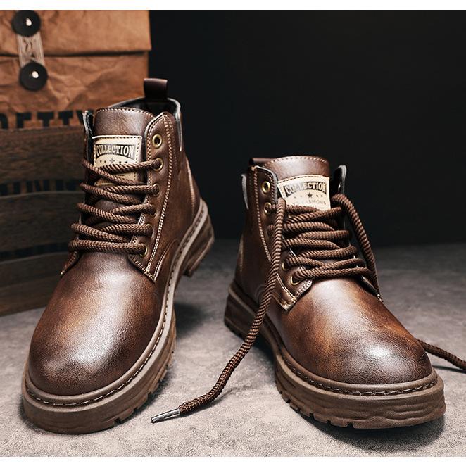 Dolf | Klassieke Laarzen in de kleur Bruin voor heren in Heritage stijl ideaal voor de herfst.