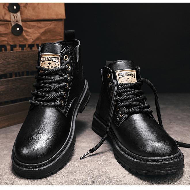 Dolf | Klassieke Laarzen in de kleur Zwart voor heren in Heritage stijl ideaal voor de herfst.