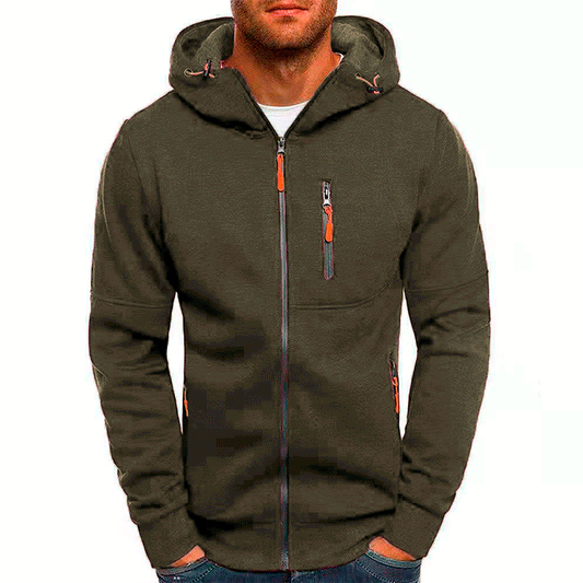 Deze heren hoodie is ideaal voor zowel een casual dagje uit als ontspannen thuis. Met hoogwaardige materialen en een warme, gezellige fleece voering houdt deze hoodie je comfortabel in stijl. De hoodie is voorzien van een warme capuchon met fleecevoering, een flatterende pasvorm voor een stijlvolle uitstraling en gemaakt van duurzame en trendy stof voor langdurig plezier. Maattabel (in cm) is beschikbaar voor verschillende maten.