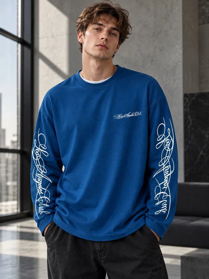 Longsleeve met crew neckline