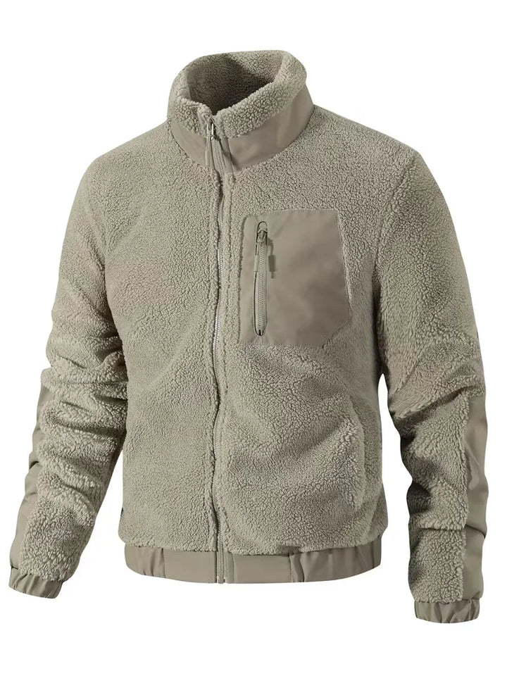 Bomberjack met fleece materiaal