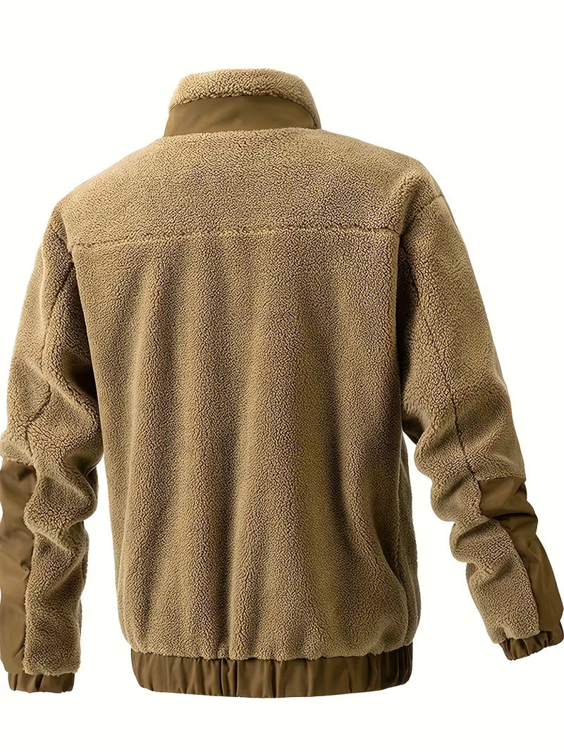 Bomberjack met fleece materiaal