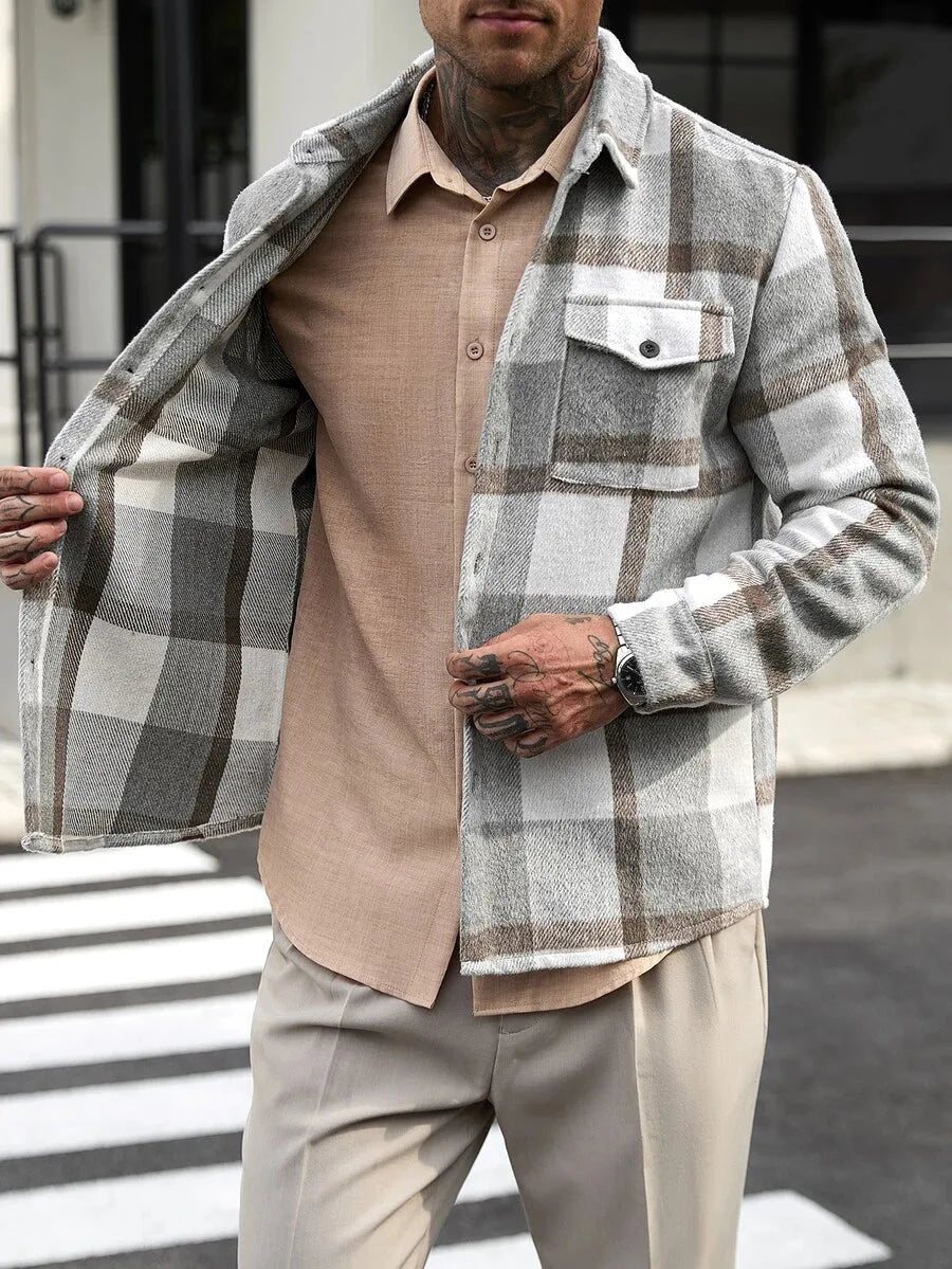 Overshirt met borstzak