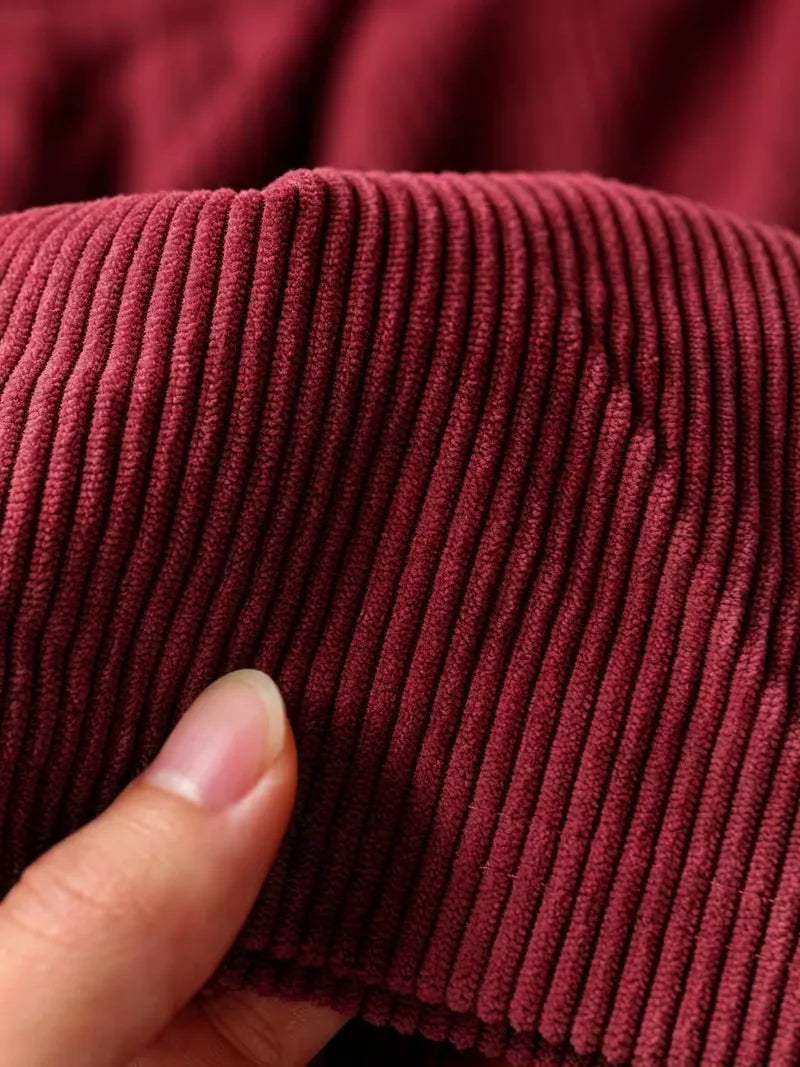 Lounge set met corduroy textuur