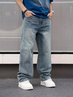 Loose fit jeans met vijf-pocket design