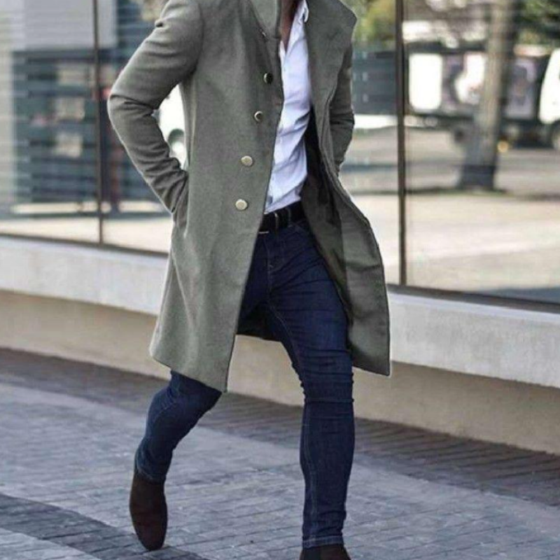 Tim | Extreem modieuze heren trenchcoat