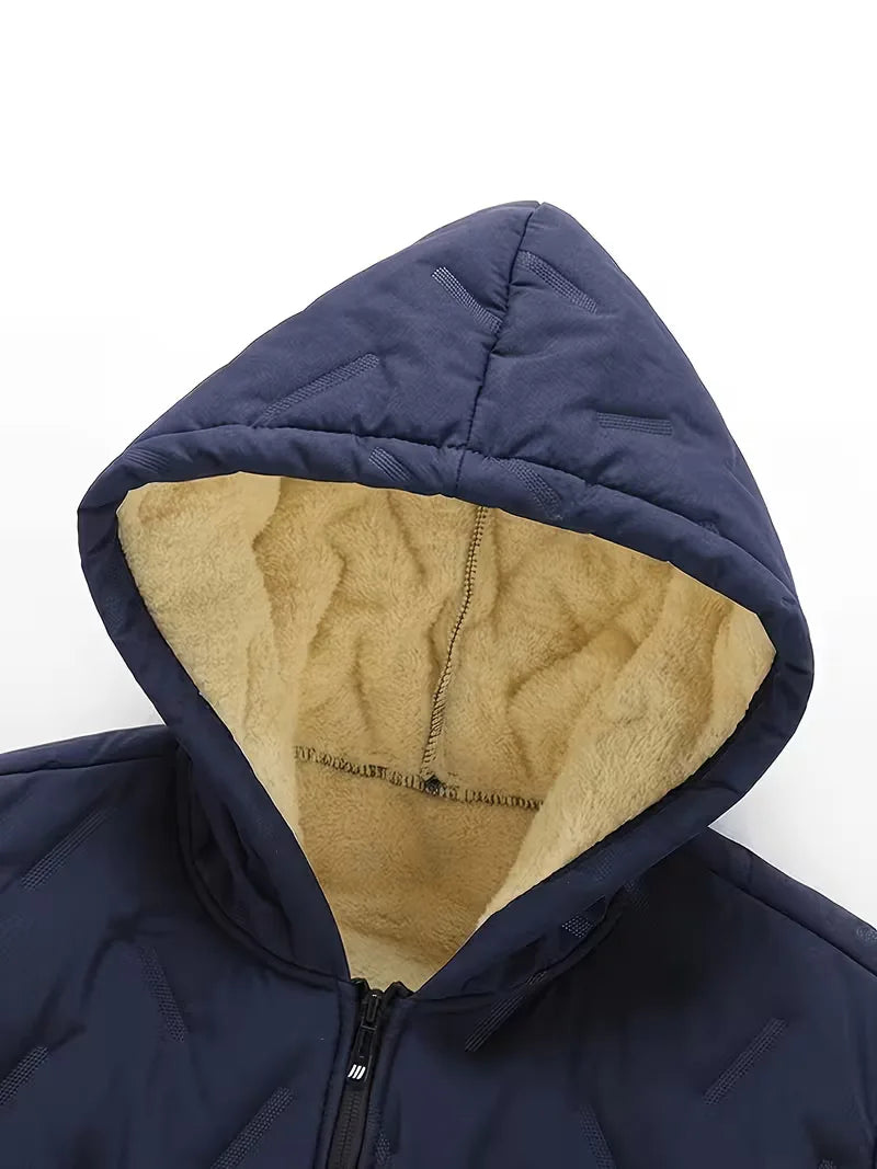 Puffer jacket met capuchon