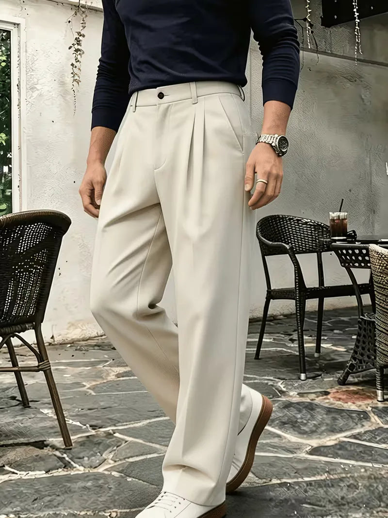 Pantalons met wijde fit