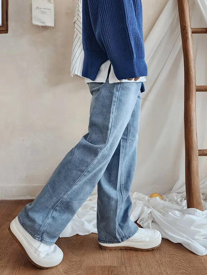 Loose fit jeans met vijf-pocket design