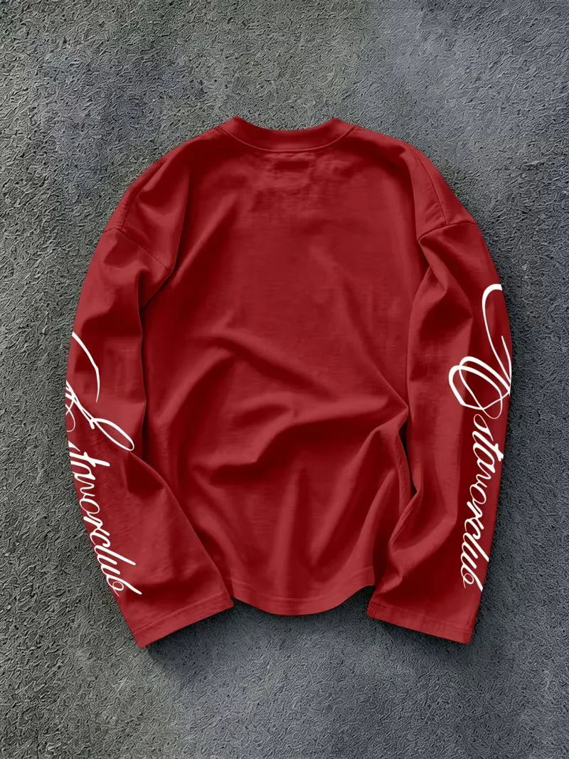 Longsleeve met crew neckline