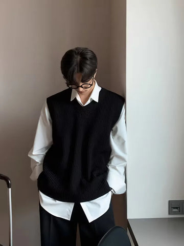 Mouwloos V-neck Vest