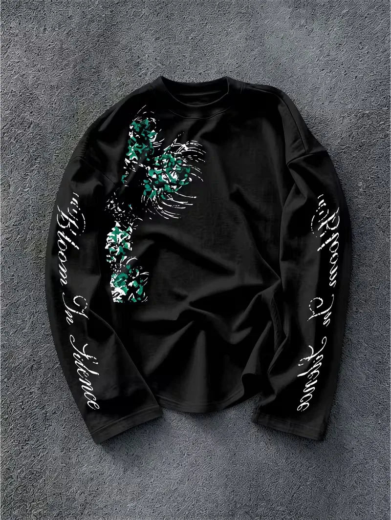 Longsleeve met floral pattern