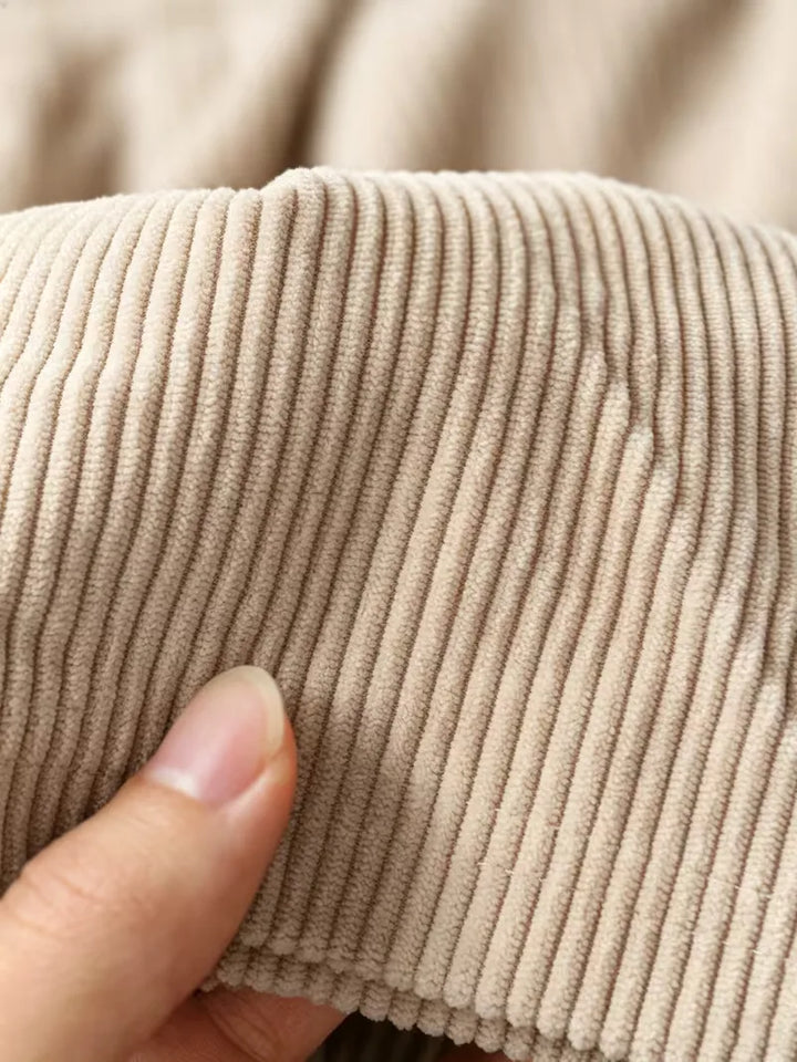 Lounge set met corduroy textuur