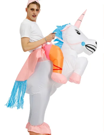 Eenhoorn Kostuum voor carnaval in de kleur 15CM - 190CM voor dames in stijl geschikt voor alle seizoenen.