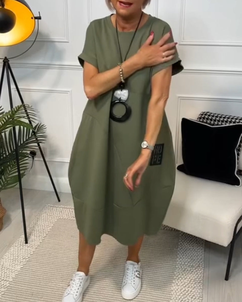 Eenvoudig mouwloos vrijetijdsjurkje in de kleur Zwart voor dames in stijl ideaal voor de herfst.