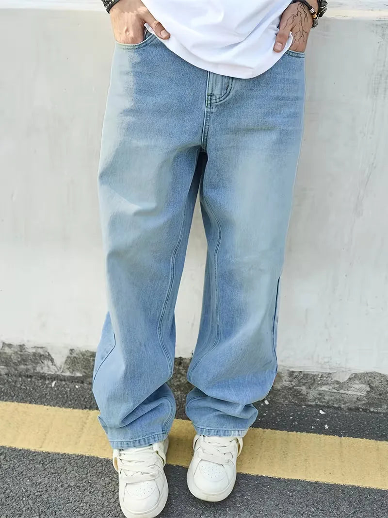 Loose fit jeans met vijf-pocket design